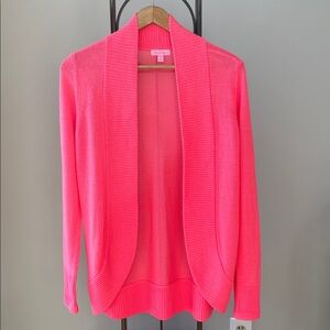 Lilly Pulitzer Amalie Cardigan Open Lightweight Soft Style 19882 Vibrant